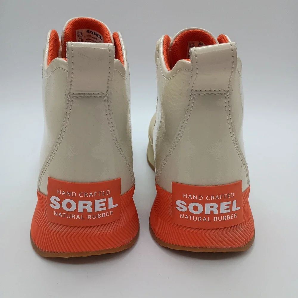Sorel Out N About III Classic‎ Waterproof Duck Boots Cream Orange 8.5